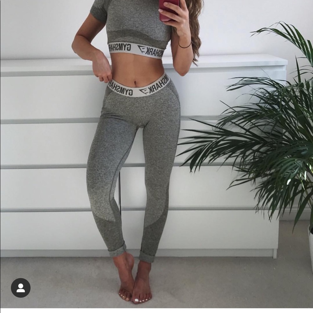Khaki gymshark flex